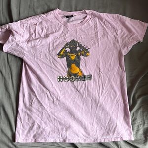 Hockey eyes without a face tee